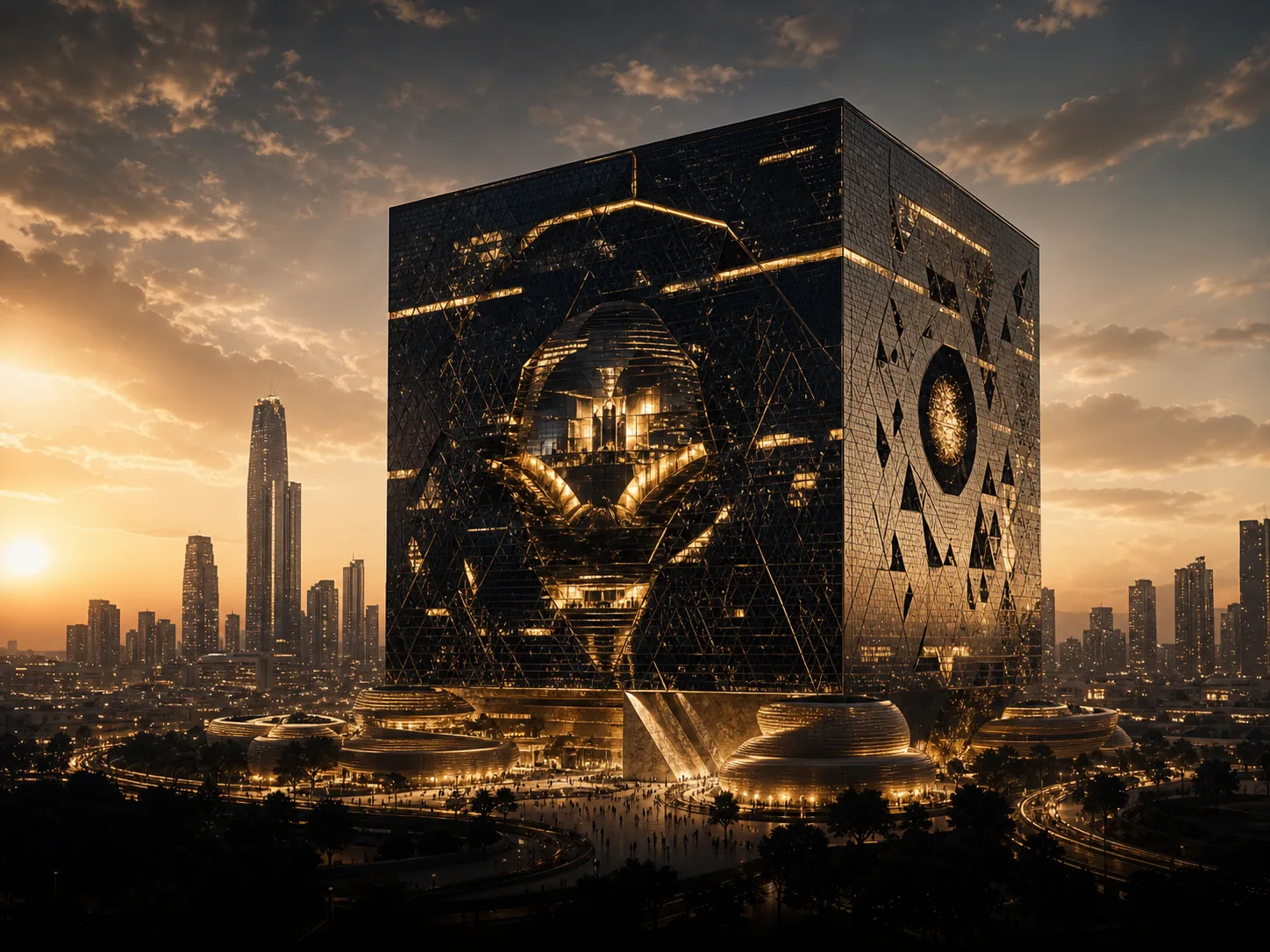 New Murabba — the Mukaab cube rising over Riyadh